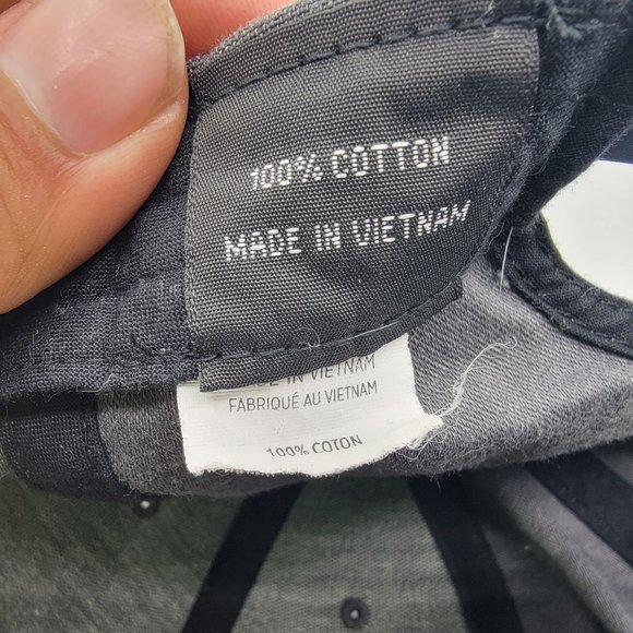 Travis Mathew Golf Adjustable Snapback Hat Cap Patch Gray All Over Graphic - Picture 8 of 9